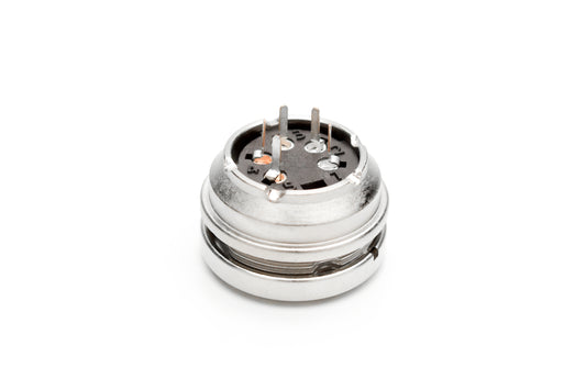 C091 61G005 110 2 Rear mounting female metal Connectors with O-ring seal and ring nut mount (hex nut available upon request). Complete EMI shielding in the fully mated and locked position (EMI security). Tin plated solder area. Contacts included.