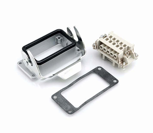 C146 10E 010 9411 10+PE - Panel Receptacle Kit, Female, 20/12AWG