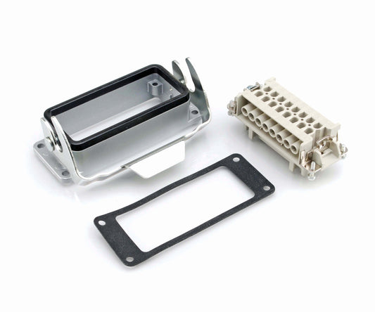 C146 10E 016 9411 16+PE - Panel Receptacle Kit, Female, 20/12AWG