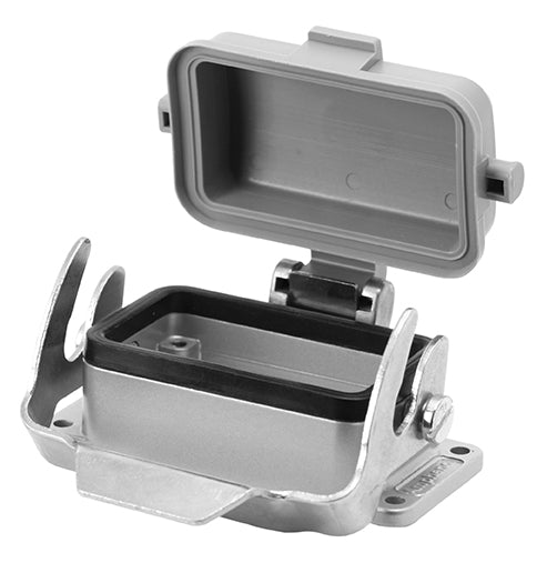 C146 10F010 002 1 Bulkhead mounting with thermoplastic spring cover and gasket. Comparable Part No. 09300100302