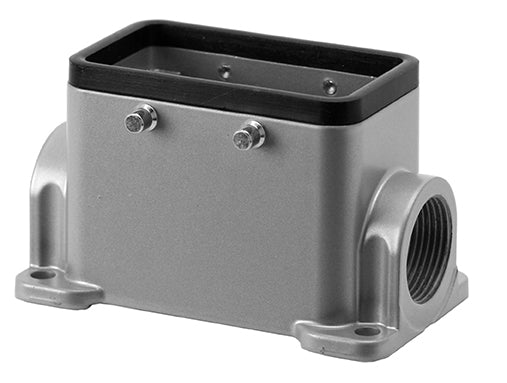 C146 10N016 508 2 Single side entry housing with high profile.