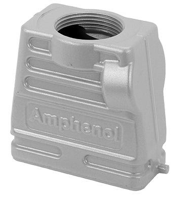 C146 11G006 506 8 Single top entry EMC hood with high profile. For single locking lever system.