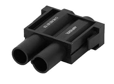 C146 A02 801 E8 Pin module for turned 3.6mm contacts. heavy|mate® M series connectors may be engaged or disengaged when live but without electrical load. If connector is mated or unmated under load, the load shall be reduced to 10% of rated current.