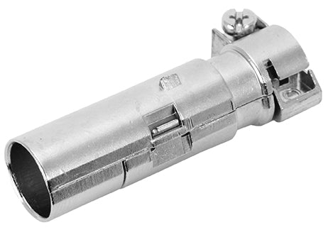 C146 A05 100 G8 Pneumatic pin module for bus signals. Delivers power, signal and pneumatic within a single connector. Very stable brass contacts; pneumatic socket contacts with barrier, closes when the connector is open.