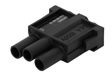 C146 B03 801 E8 Socket module for turned 3.6mm contacts. heavy|mate® M series connectors may be engaged or disengaged when live but without electrical load. If connector is mated or unmated under load, the load shall be reduced to 10% of rated current.