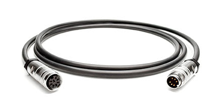 CA091 60 2000 950 AISG RET Cable Assembly with IP68 straight male / female cable connectors, 0.5 meter, PUR cable,  8 pin interface, 6 loaded contacts