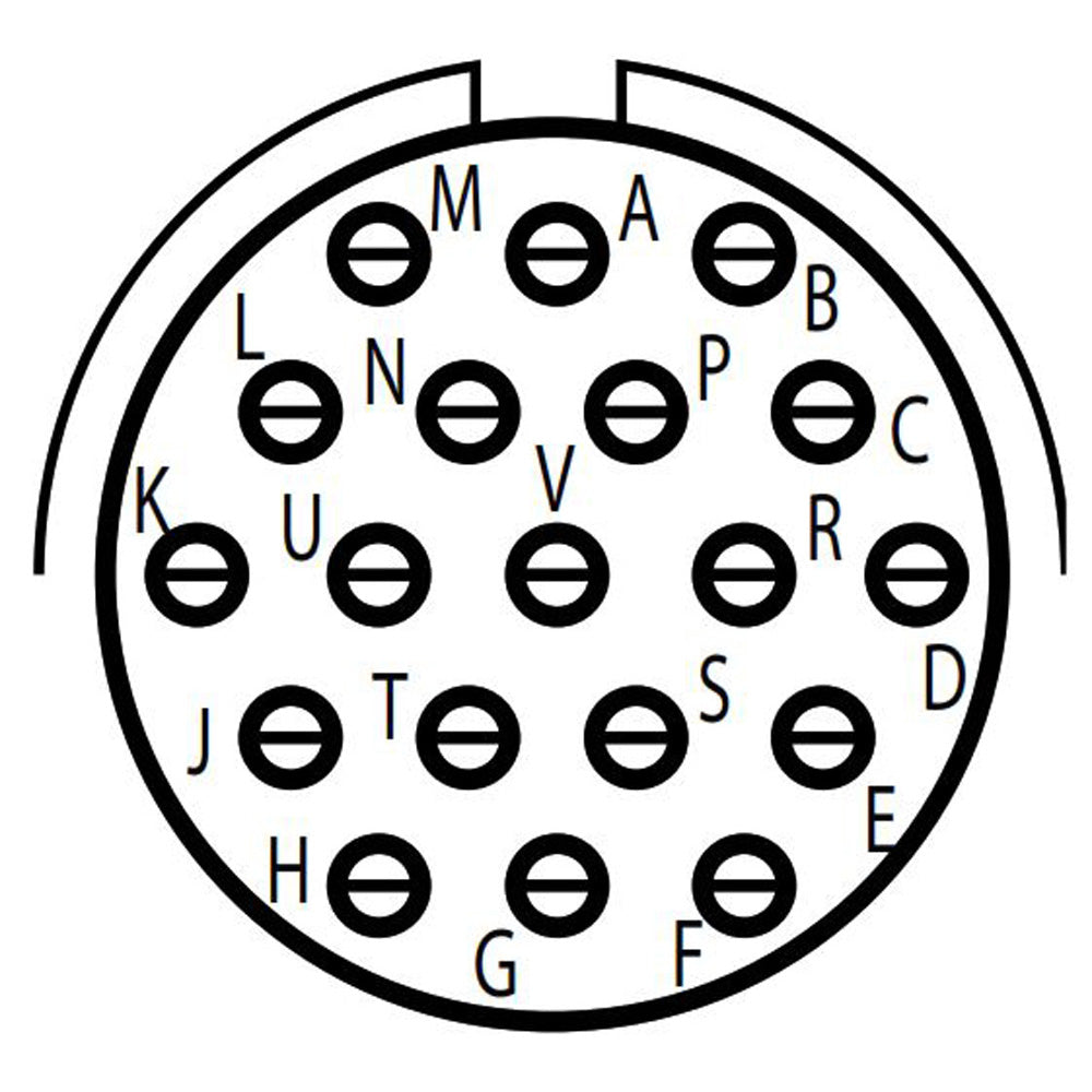 D38999/20FD19SB Square Flange Receptacle