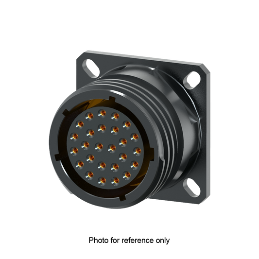 D38999/20ZA35SD Square Flange Receptacle