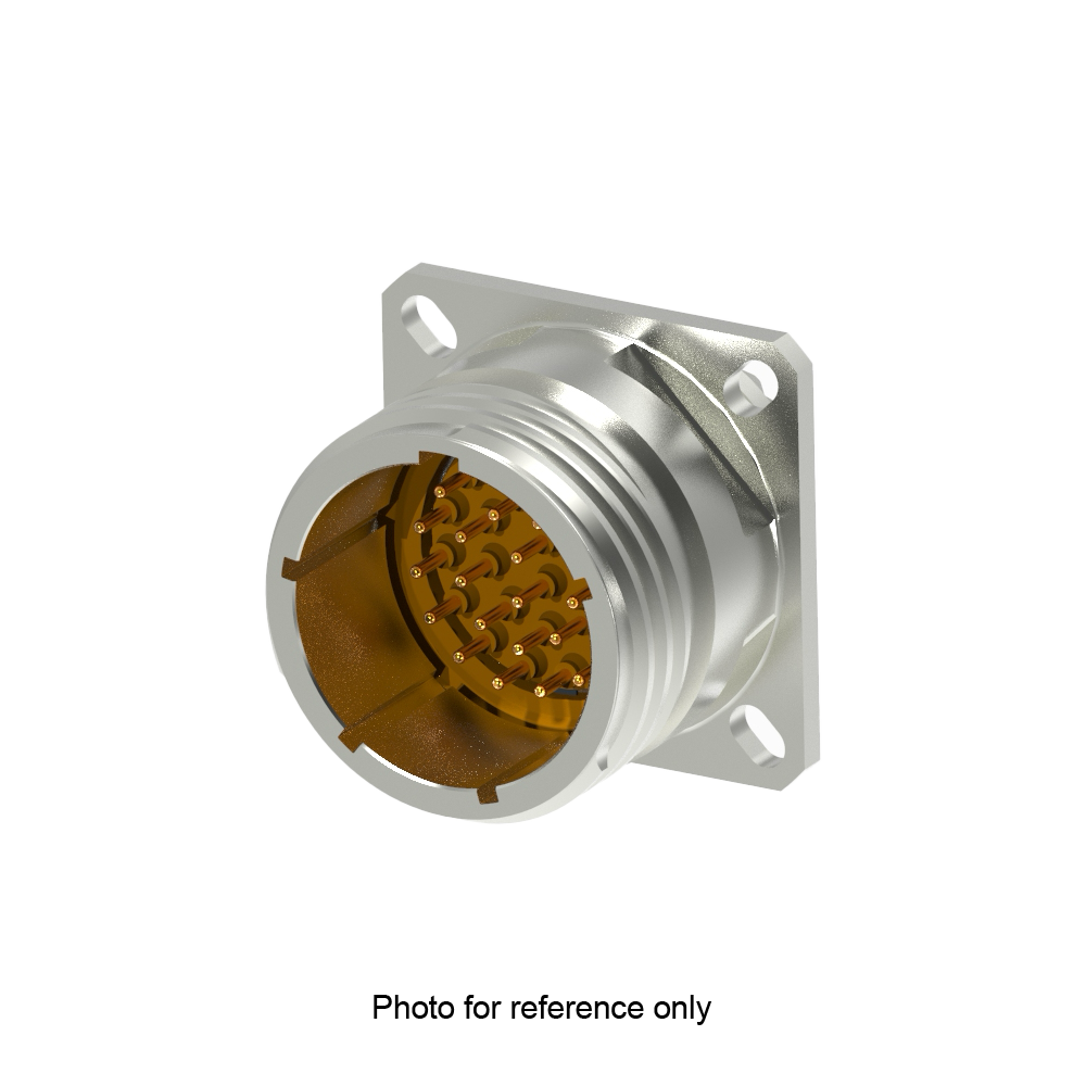 D38999/20FJ4PE Square Flange Receptacle