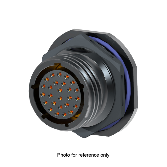 D38999/24ZD19SB Jam Nut Receptacle
