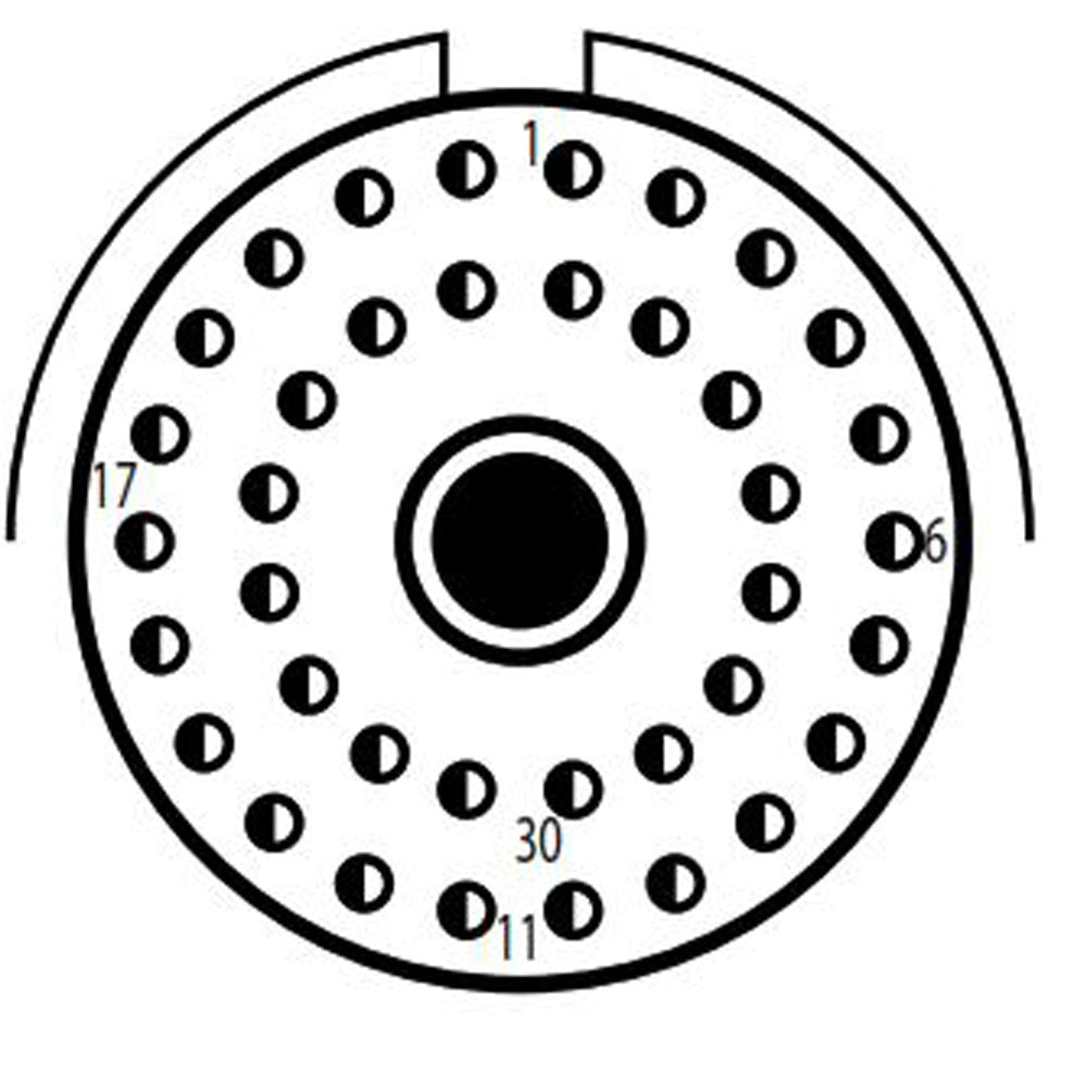 D38999/20FE2SE Square Flange Receptacle