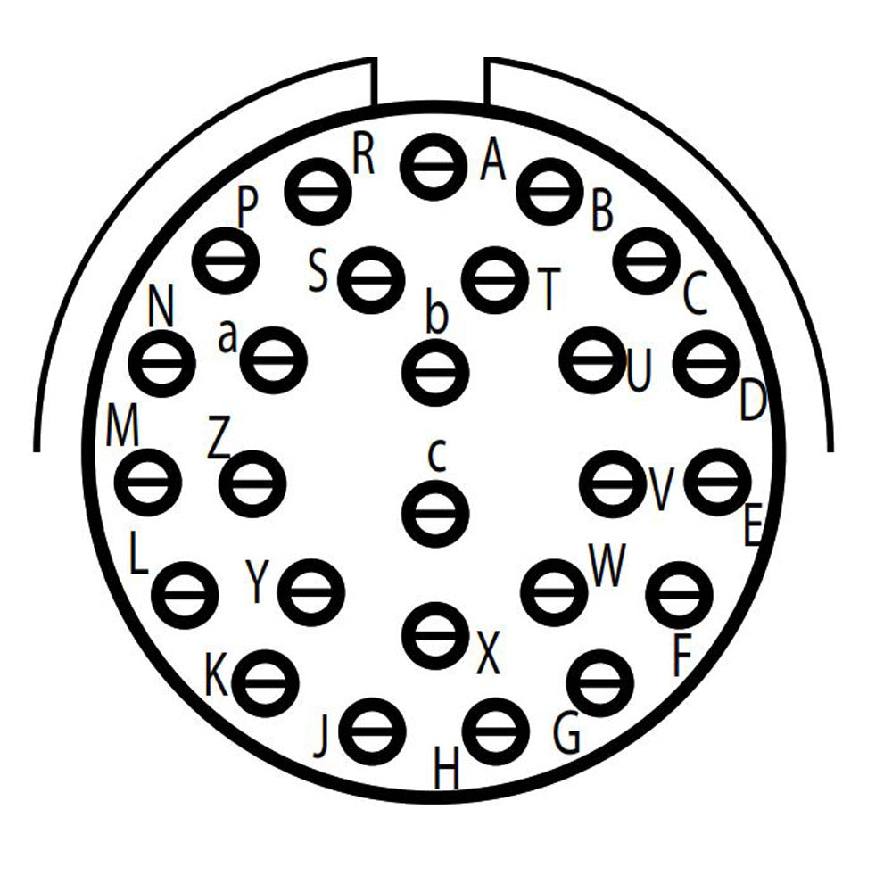 D38999/26ZE26SA Straight Plug