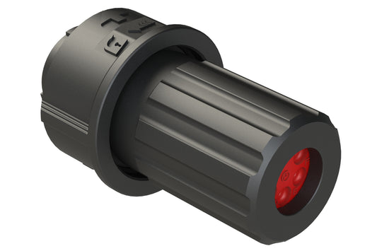 FLS610N6PHEC03 Plug, 6 Position, Male, Shell Size 10, Silicone Seal and End Cap with Individual Wire Sealing, Auto-Lock