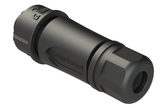 FLS6BS10N6S03 Plug, 6 Position, Socket, Shell Size 10, Back Shell, Silicone Seal, Cable OD Range 4.0~8.8mm, Auto-Lock