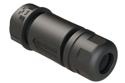 FLS6BS12N3S03 Plug, 3 Position, Female, Shell Size 12, Silicone Seal, Back Shell, Cable OD Range 6.0~12.0mm, Auto-Lock