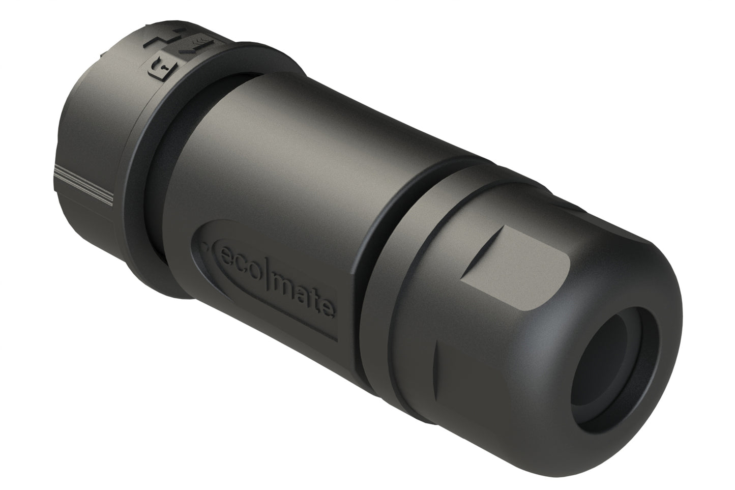 FLS6BS12N8P03 Plug, 8 Position, Male, Shell Size 12, Silicone Seal, Back Shell, Cable OD Range 6.0~12.0mm, Auto-Lock