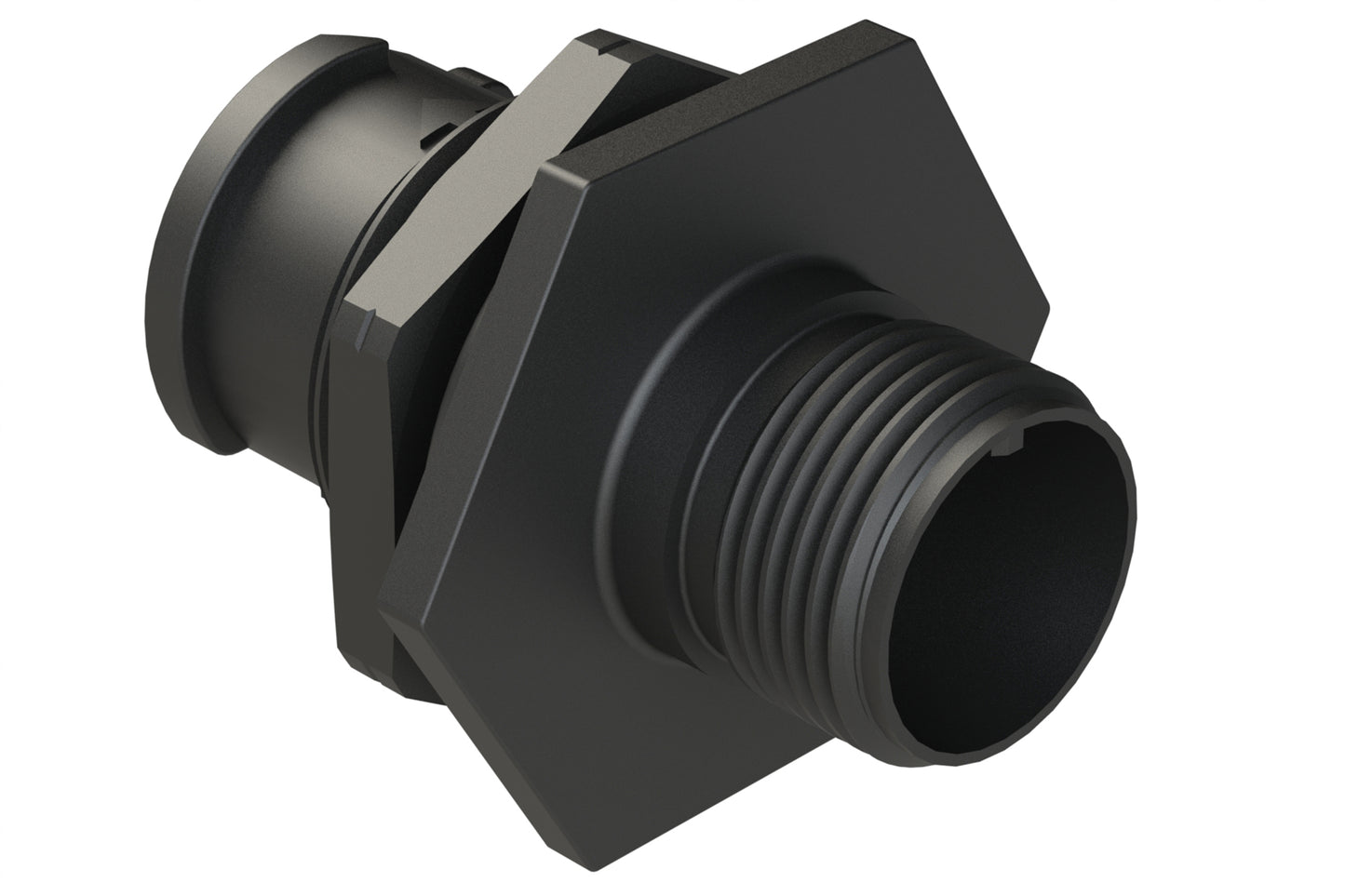 FLS710N3S03 Receptacle, Jam Nut, 3 Position, Female, Shell Size 10, Silicone Seal, Auto-Lock