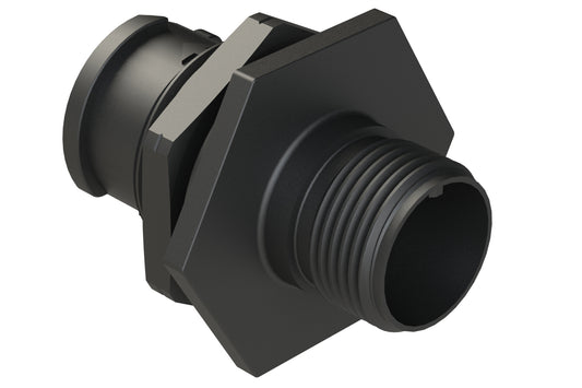 FLS710N4S03 Receptacle, Jam Nut, 4 Position, Female, Shell Size 10, Silicone Seal, Auto-Lock