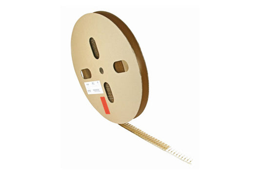 HN01 016 0004 2 1.6mm gold pin (male) stamped contacts on reel for crimp machines (feeds right). 2,000 pcs.