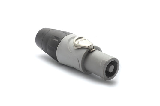 HP-3-FGJ Power Cable Connector, Power Out,Thermoplastic Shell, Large Cable Clamp, Grey