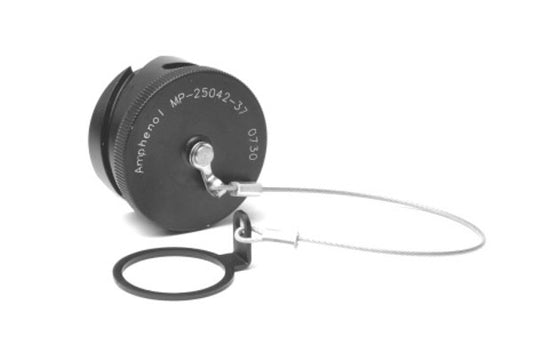 MP-25042-13L Dust Cap forM-4106 Series 13 Pin Connectors with RingTether
