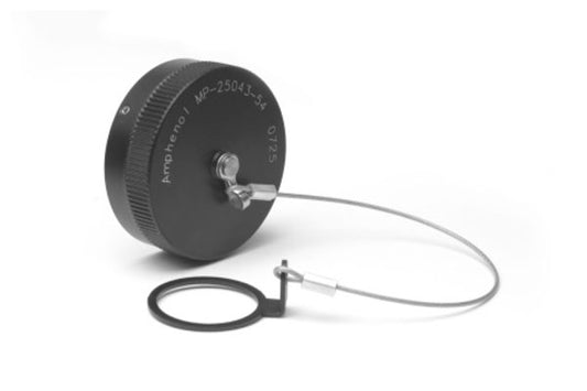 MP-25043-54L Dust Cap forM-4101 Series 54 Pin Connectors with RingTether