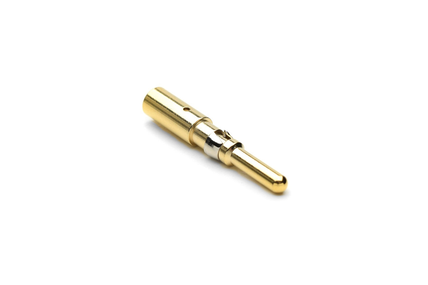 MP10B23G15 Pin contact, 2.5mm, machined, 15µ gold plating over nickel