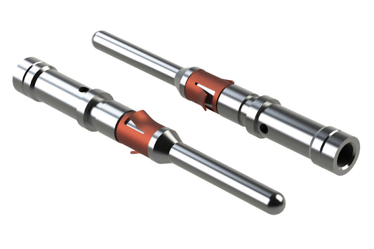 MP16M23S Pin Contact, Machined, Silver Plating, Wire Range .75-1.5mm², 18-16 AWG