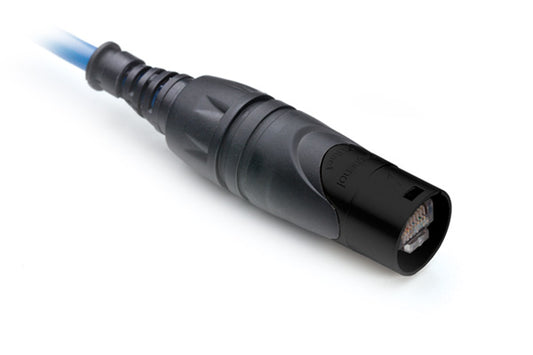 RJX8MB BULK XLRnetEthernet RJ45Male Cable Connector, Black Finish, Bulk Packaging