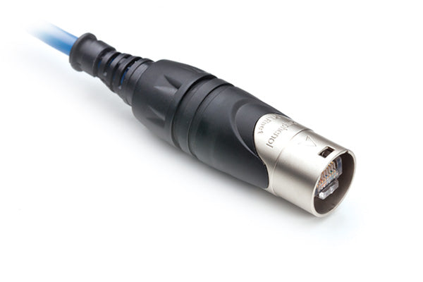 RJX8M BULK XLRnetEthernet RJ45Male Cable Connector, Nickel Finish, Bulk Packaging