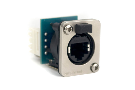 RJXS8FD5110 XLRnet DTypeEthernet ChassisMount, IDCTerminals (110Type),CATSE, Female