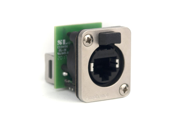 RJXS8FD5T XLRnet DTypeEthernet ChassisMount, Feedthrough, CAT5E, Female