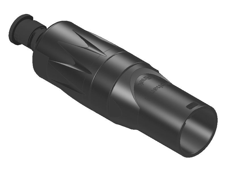 RJXX8MB XLRnetEthernet RJ45Male Cable Connector, Black Finish Comparable part no: NE8MC-B