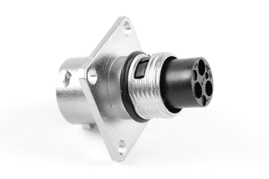 RT00103PNH 3 Position Square Flange Receptacle, Male, Shell Size 10. Comparable part no. UT00103PH