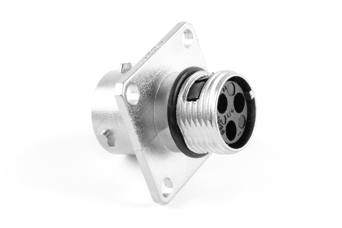 RT00103SNH 3 Position Square Flange Receptacle, Female, Shell Size 10. Comparable part no. UT00103SH