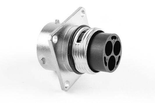 RT00143PNH 3 Position Square Flange Receptacle, Male, Shell Size 14