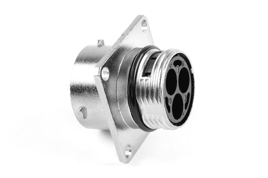 RT00143SNH 3 Position Square Flange Receptacle, Female, Shell Size 14