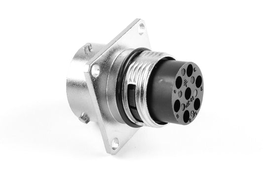 RT00147PNH Receptacle, Square Flange, 7 Position, Male, Shell Size 14, Range 14 - 24AWG