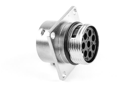 RT00148SNH03 8 Position Square Flange Receptacle, Female, Shell Size 14 with Silicone Seal