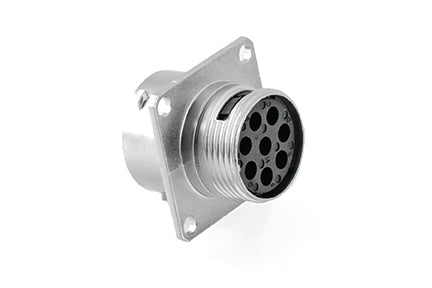 RT00148SNH Receptacle, Square Flange, 8 Position, Female, Shell Size 14
