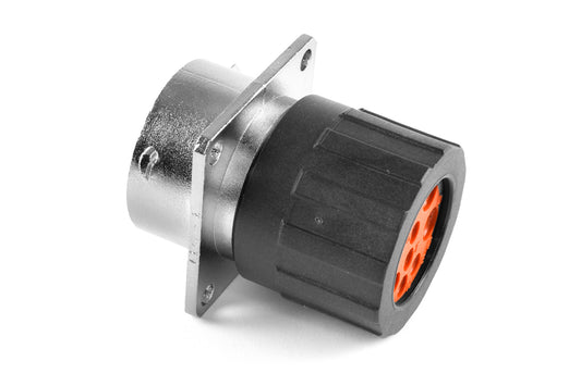 RT001609SNH03 9 (4+5) Position Square Flange Receptacle, Female, Shell Size 16 with Silicone Seal