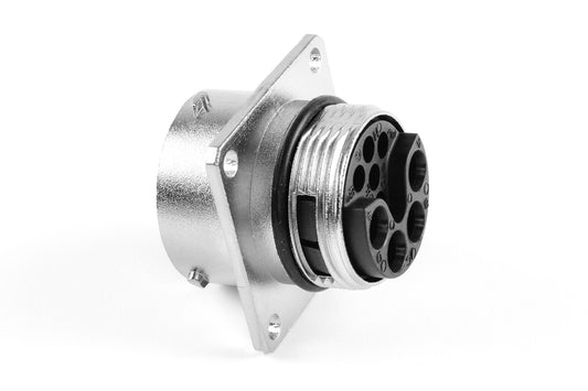 RT001609SNH Receptacle, Square Flange, 9 (4+5) Position, Female, Shell Size 16