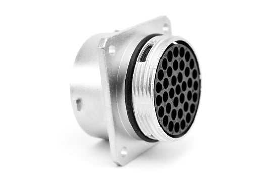 RT002238SNH03 Receptacle, Square Flange, 38 Position, Female, Shell Size 22, with Silicone Seal