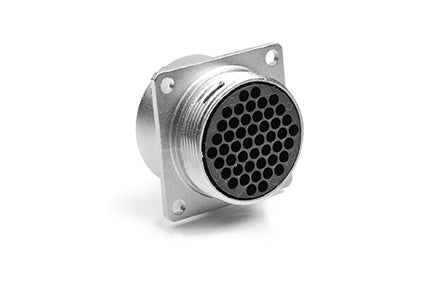 RT002448SNH03 Receptacle, Square Flange, 48 Position, Female, Shell Size 24, with Silicone Seal. Comparable part no. UT002028SH
