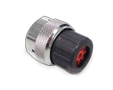 RT06102PNHEC Plug, 4 (2+2) Position, Male, Shell Size 10, and End Cap with Individual Wire Sealing