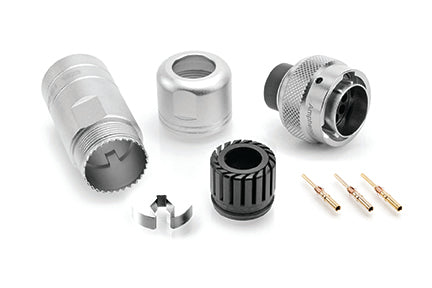 RT06104PNH-K Plug Kit, 4 Position, Male, Shell Size 10, with Machined Contacts. Comparable part no. UT06104PH