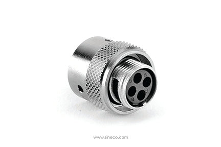 RT06104SNH03 Plug, 4 Position, Female, Shell Size 10, with Silicone Seal. Comparable part no. UT06104SH
