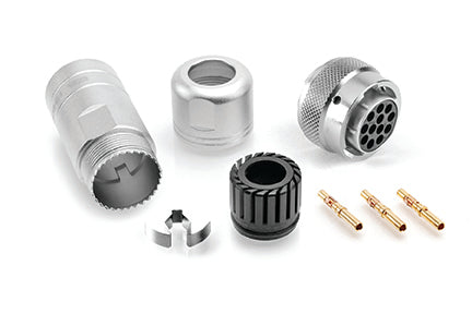 RT06104SNH-K Plug Kit, 4 Position, Female, Shell Size 10, with Machined Contacts. Comparable part no. UT06104SH