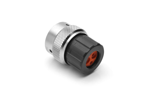 RT06122SNHEC03 4 (2+2) Position Plug, , Female, Shell Size 12, Silicone Seal, and End Cap with Individual Wire Sealing
