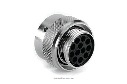 RT061412SNH03 Plug, 12 Position, Female, Shell Size 14, with Silicone Seal. Comparable part no. UT061412SH